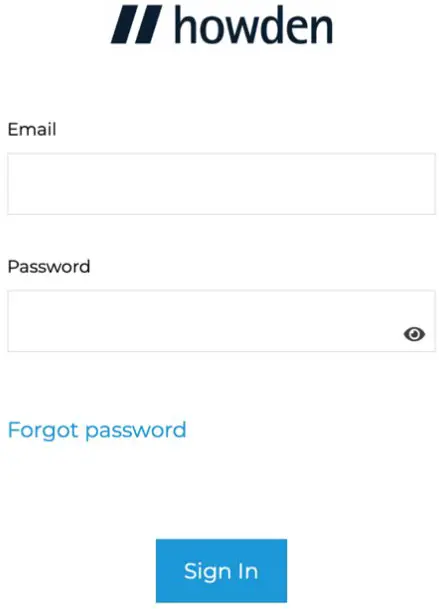 Login with your credentials