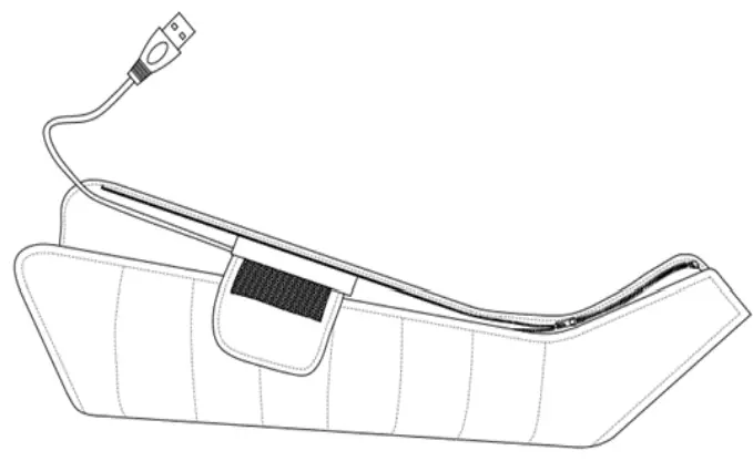 HABYS Pro-8 Pneumatic Compression Recovery System with Heating and Cold Therapy - close the zipper