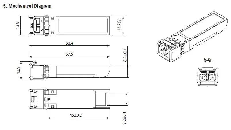 legrand-CWDM-SFP-1530-40-L-Network-Transceiver-Module-Fiber-Optic-fig-1