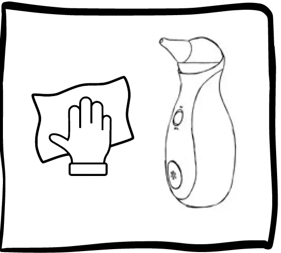 nosiboo QG-GO-DIGITAL_1_3 Go Nasal Aspirator Portable Rechargeable Powerful 30