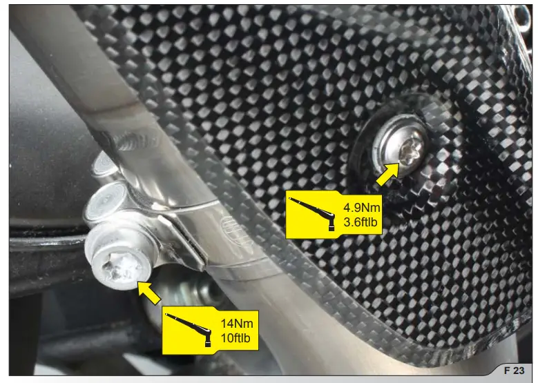 AKRAPOVIC L Y10SO17 Exhaust System Optional Link Pipe Collector - damage any part 13