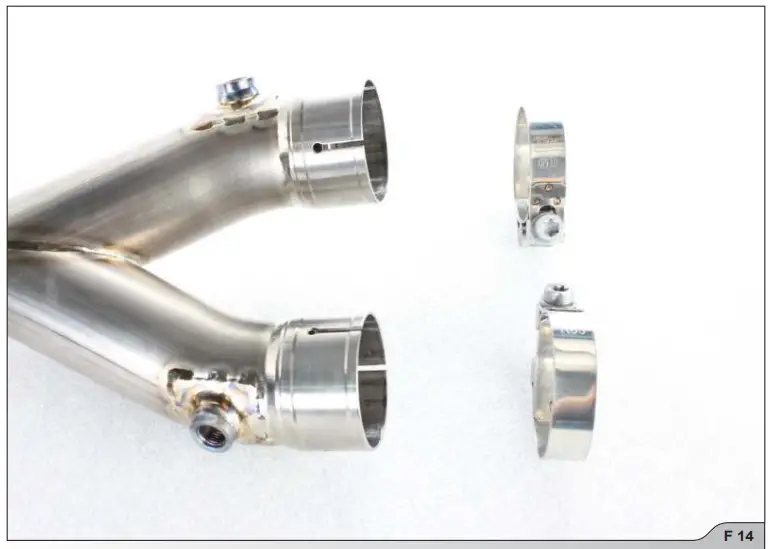 AKRAPOVIC L Y10SO17 Exhaust System Optional Link Pipe Collector - damage any part 5