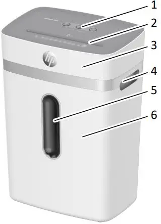 hp 2802 OneShred 12CC Shredder-fig1