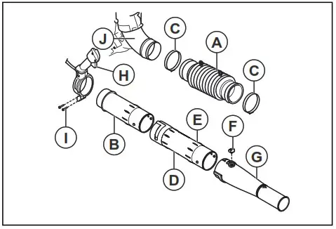 Husqvarna 578BTF Backpack Blower - Assembly 1
