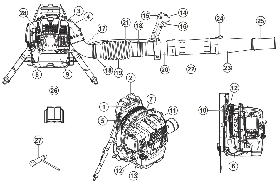 Husqvarna 578BTF Backpack Blower - Product overview