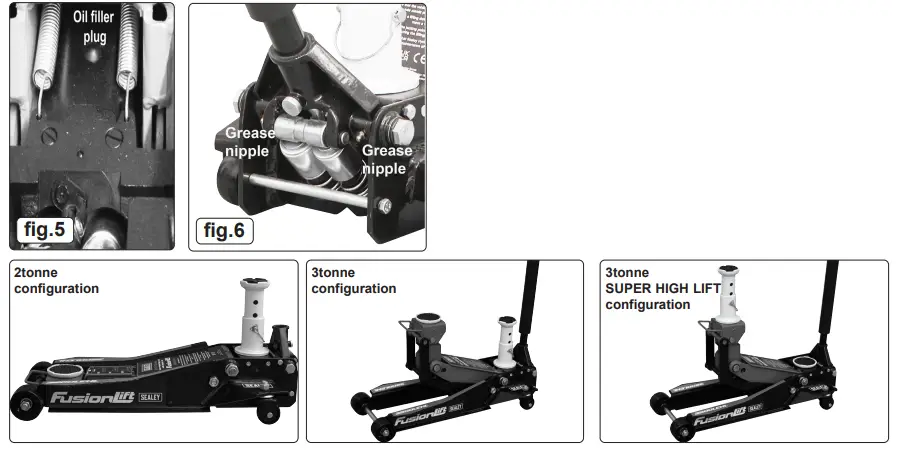 SEALEY-3200LEHL-2-3-Tonne-Low-Profile-High-Lift-Trolley-Jack-FIG-5