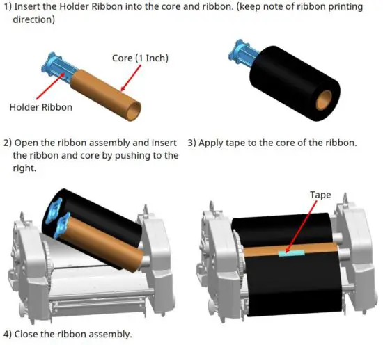 FIG 22 Inserting a 1Inch Core Ribbon.JPG