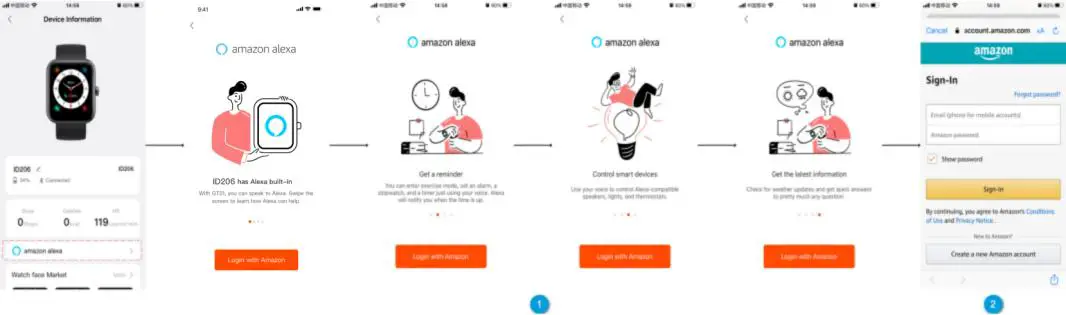 AmzHero IDW19 Fitness Smartwatch - Alexa 1