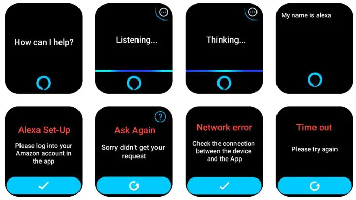 AmzHero IDW19 Fitness Smartwatch - Alexa 3