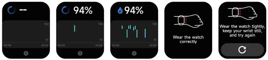 AmzHero IDW19 Fitness Smartwatch - Blood oxygen 1