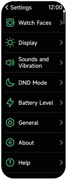 AmzHero IDW19 Fitness Smartwatch - Function Description 12