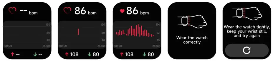AmzHero IDW19 Fitness Smartwatch - Heart Rate 2