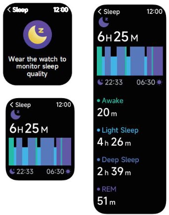 AmzHero IDW19 Fitness Smartwatch - Sleep 1