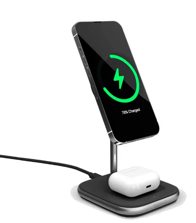epico EPI-NA-WCHA-MFI 2 In 1 MagSafe Wireless Charger
