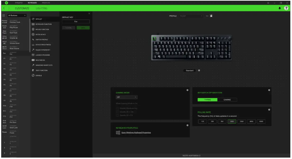 RAZER Huntsman V2 Clicky Tenkeyless Optical Gaming Keyboard - Featured IMage