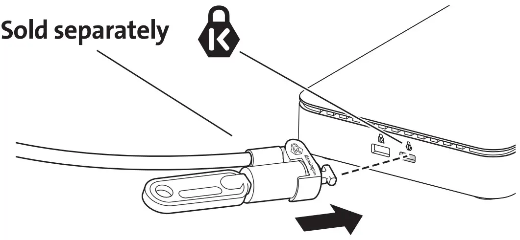 kensington AD2010T4 Thunderbolt 4 Dual 4K Docking Station - fig 3