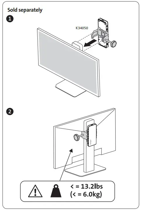 kensington AD2010T4 Thunderbolt 4 Dual 4K Docking Station - fig 5