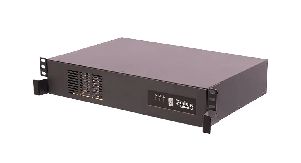 Riello Ups Idr 600 Idialog Rack Owner's Manual Riello Ups Idr 600 Idialog Rack Owner's Manual
