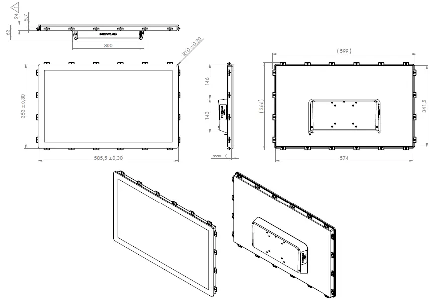 PA10010884 Touch Industrial Open Frame 24 1