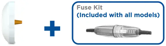 OceanLED X Series X8 Underwater LED Light Flush mount - CONNECT POWER
