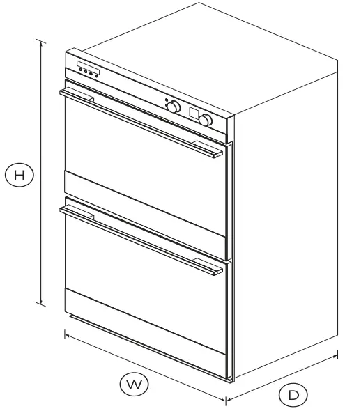Fisher and Paykel OB30DDEPX3 N Double Oven - fig