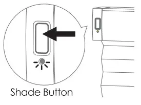 NORMAN MCS1 A Motorized Cellular Shade - shade button