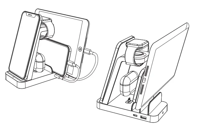 GTL CW520 5 in 1 Charging Station -operation instruction 2