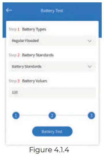 TOPDON TB6000Pro Battery Charger and Tester - Figure 4.1.4