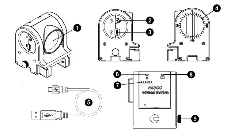 PASCO PS-3219 Wireless Motion Sensor - Other Items