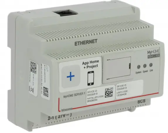 bticino MyHOMEServer1 MyHOME Server