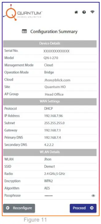 QUANTUM QN I 270 Networks Access Point - WLAN