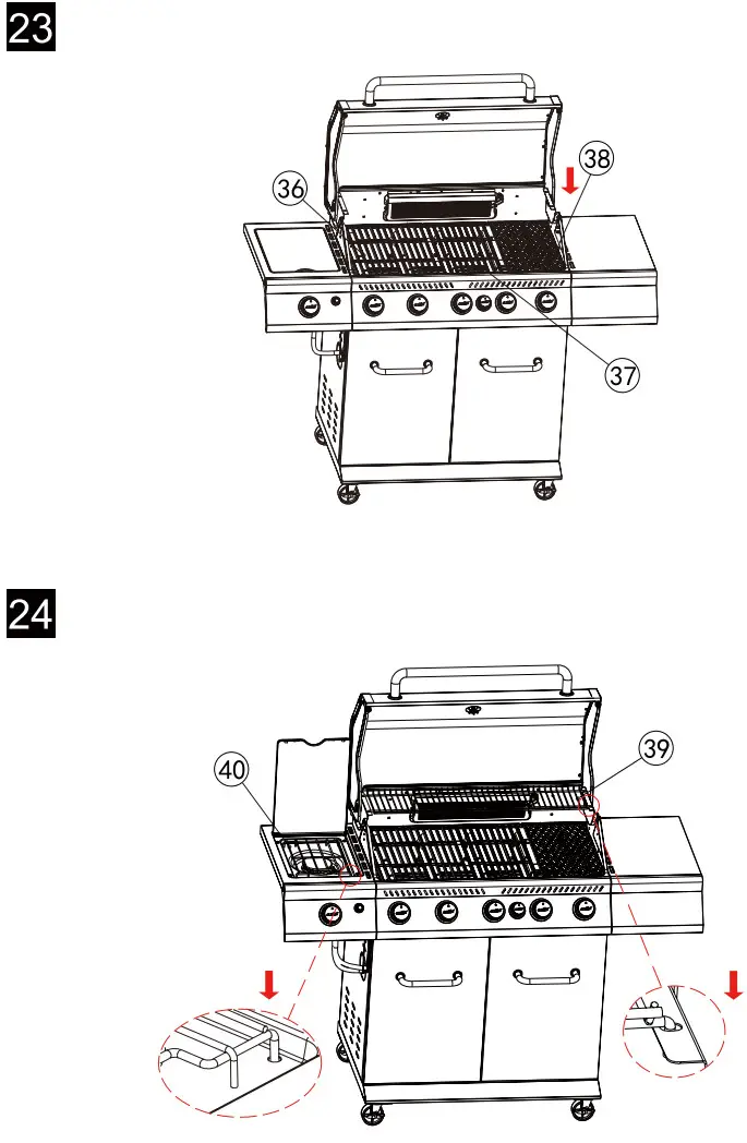Royal Gourmet GA5403R Deluxe 5 Burner Gas Grill - Image 62