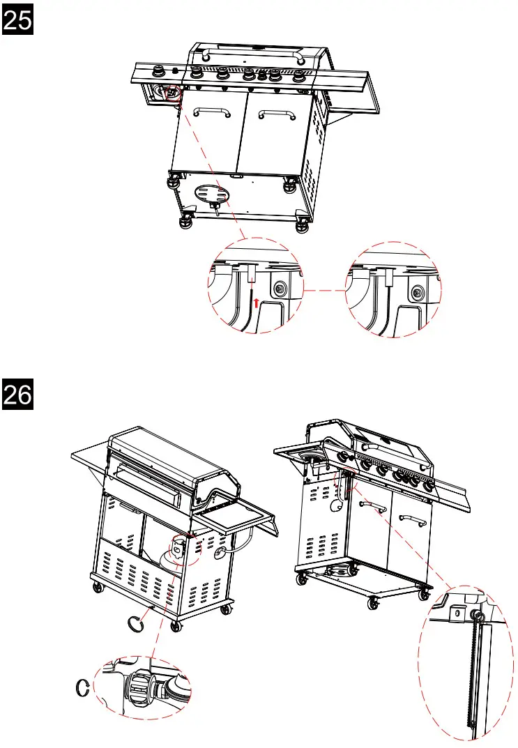 Royal Gourmet GA5403R Deluxe 5 Burner Gas Grill - Image 63