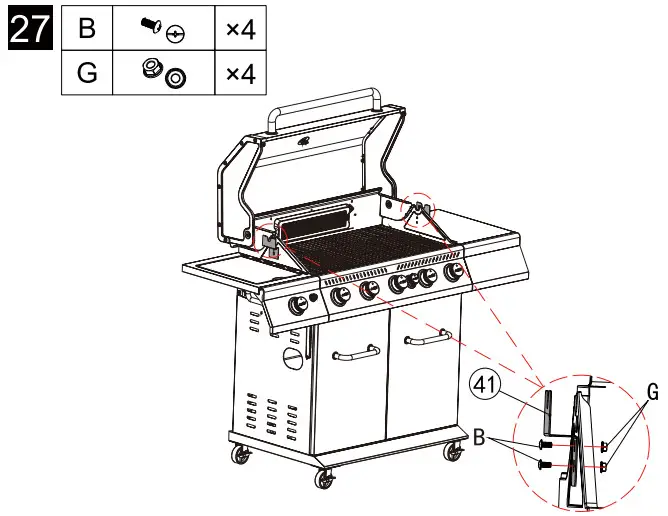 Royal Gourmet GA5403R Deluxe 5 Burner Gas Grill - Image 64