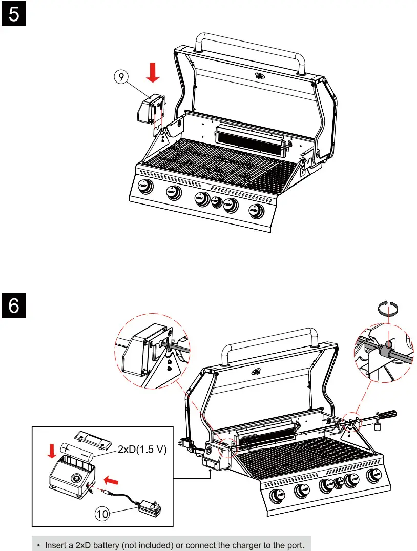 Royal Gourmet GA5403R Deluxe 5 Burner Gas Grill - Image 78