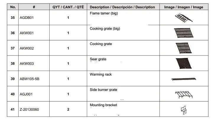 Royal Gourmet GA5403R Deluxe 5 Burner Gas Grill - fig