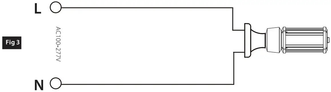 RAB HIDFA 27S EX39 8CCT BYP LED Post Top - LAMP INSTALLATION 2