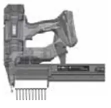 SENCO F 15XP Fusion Cordless Finish Nailers - TOOL OPERATION1