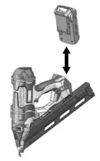 SENCO F 15XP Fusion Cordless Finish Nailers - TOOL OPERATION16