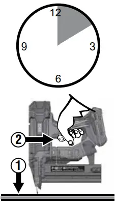 SENCO F 15XP Fusion Cordless Finish Nailers - TOOL OPERATION8