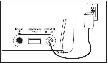 iHome iHM46 Portable USB Charging Dual Alarm Clock-fig- (7)
