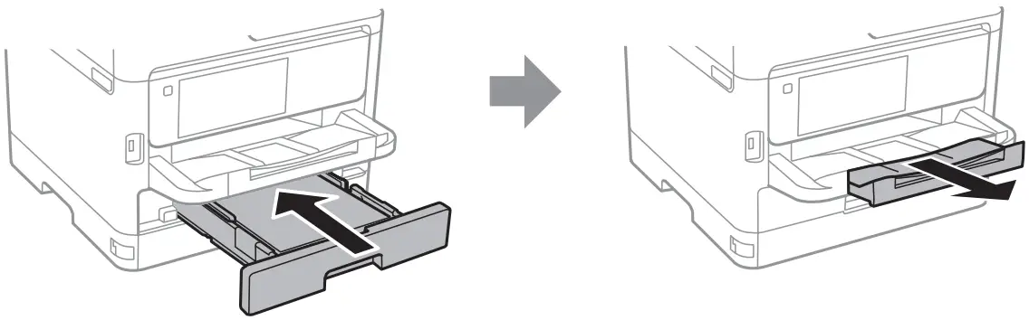 EPSON WF C5310 Network Multifunction Color Printer - Load paper 5