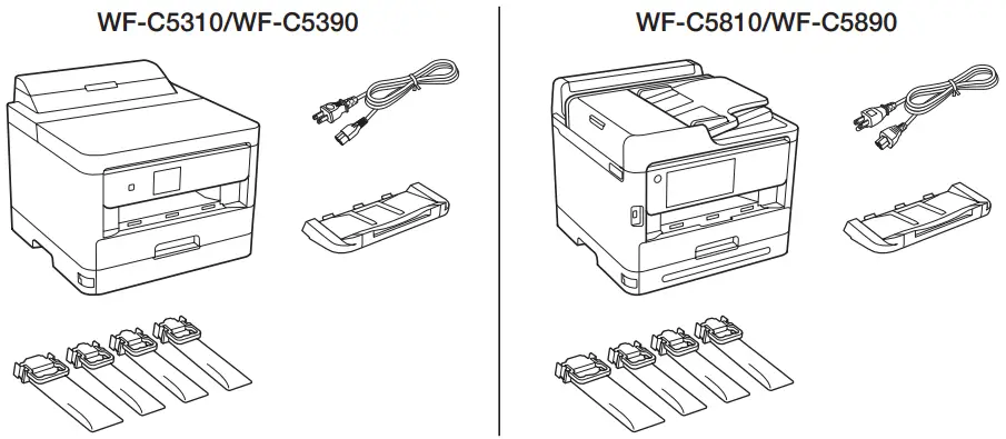 EPSON WF C5310 Network Multifunction Color Printer - Unpack