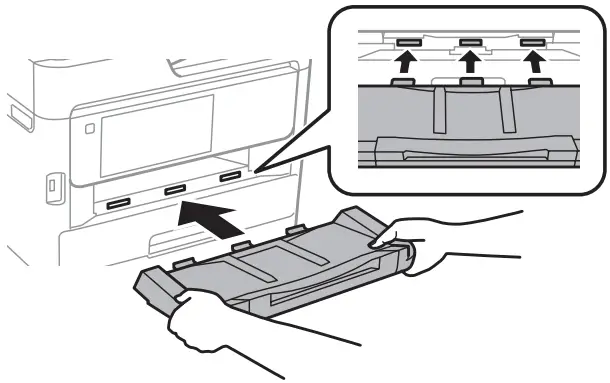 EPSON WF C5310 Network Multifunction Color Printer - output tray