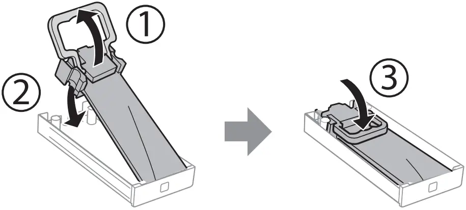 EPSON WF C5310 Network Multifunction Color Printer - pack tray