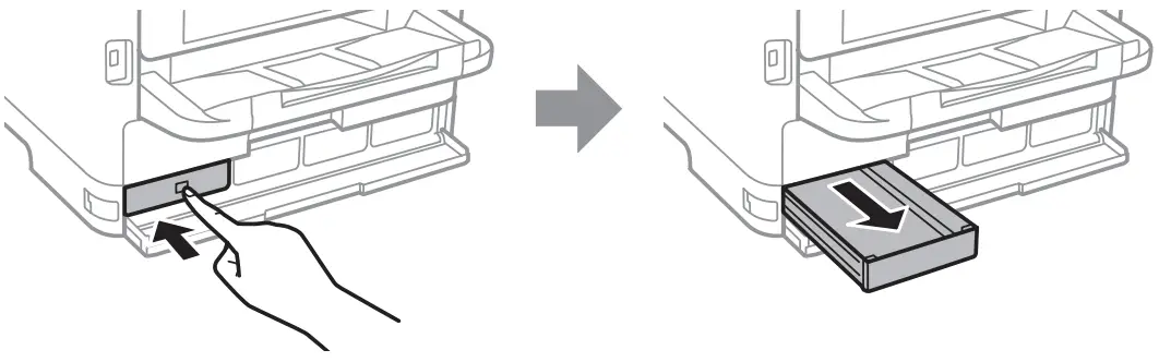 EPSON WF C5310 Network Multifunction Color Printer - tray out