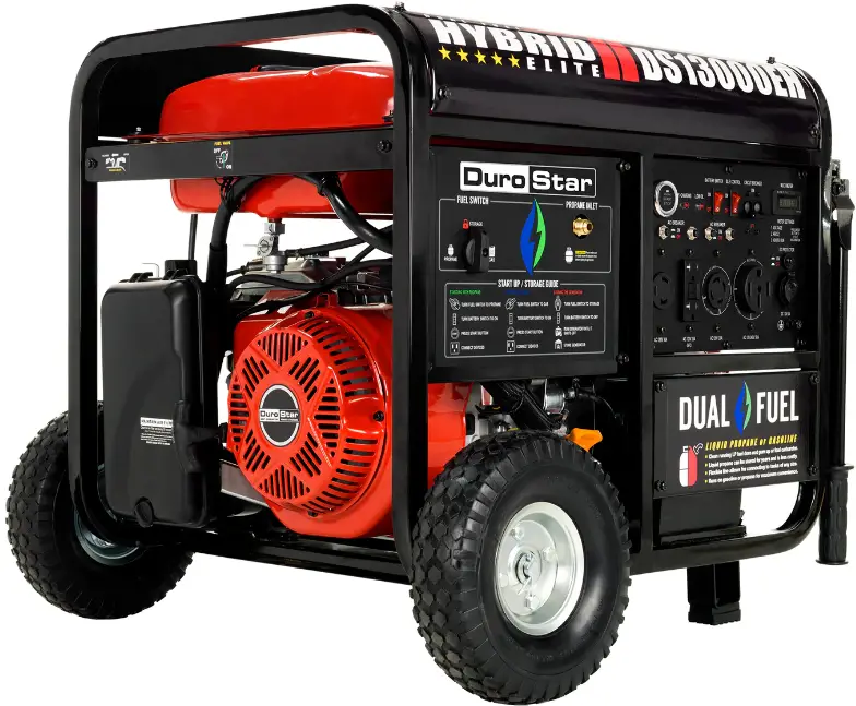 DuroMax DS13000DX 13,000 Watt Dual Fuel Portable Generator