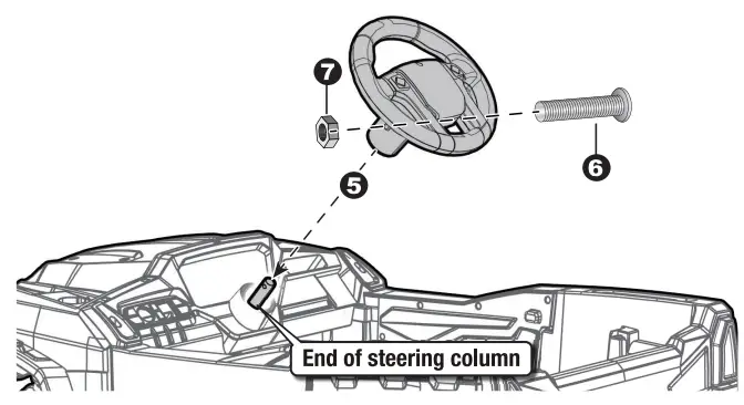 Attach the Steering Wheel