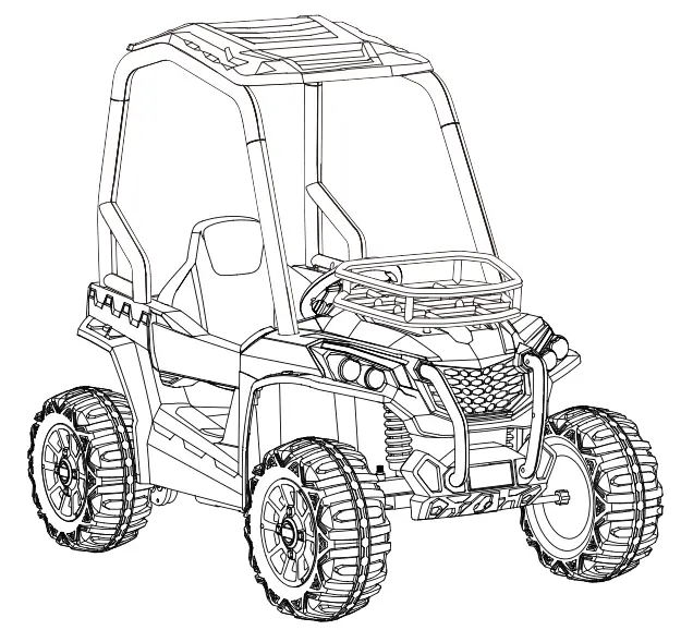 Supercheap Auto 616617 UTV Kids Ride On Explorer