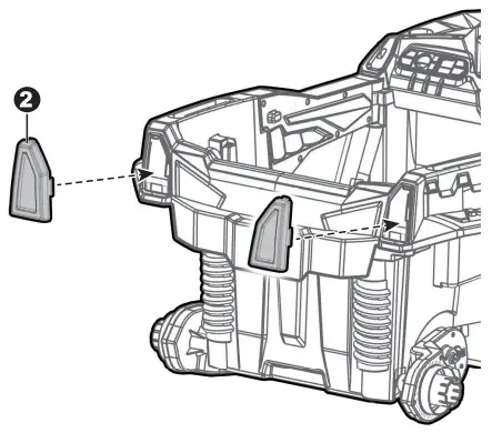 Attach the Front Bumpers & Tailight Cover